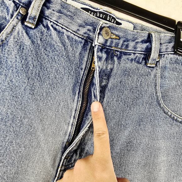 Vintage Anchor Blue Loose Jeans 40x32 Fits 39x30 Baggy Distressed Y2K Skater 90s - Picture 4 of 15